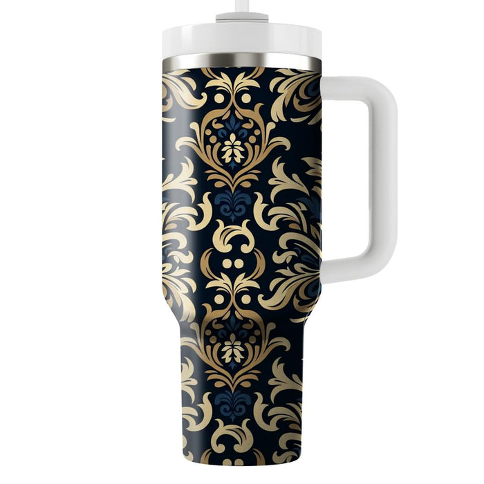 Sophisticated Damask Pattern  Insulated Tumblers