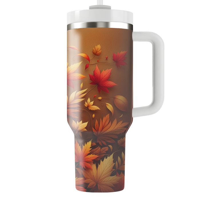 Autumn Leaf Crunch  Personalized Tumblers