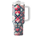 Whimsical Geometric Hearts  Decorative Tumblers