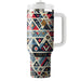 Triangular Tribal Radiance  Travel Tumblers