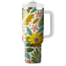 Whimsical Garden Blooms  Travel Tumblers