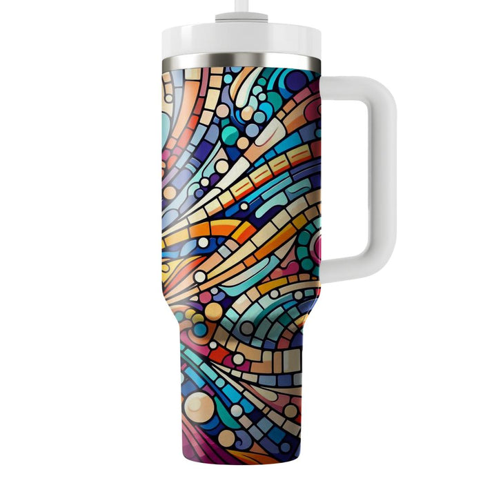 Dynamic Mosaic Tile  Decorative Tumblers