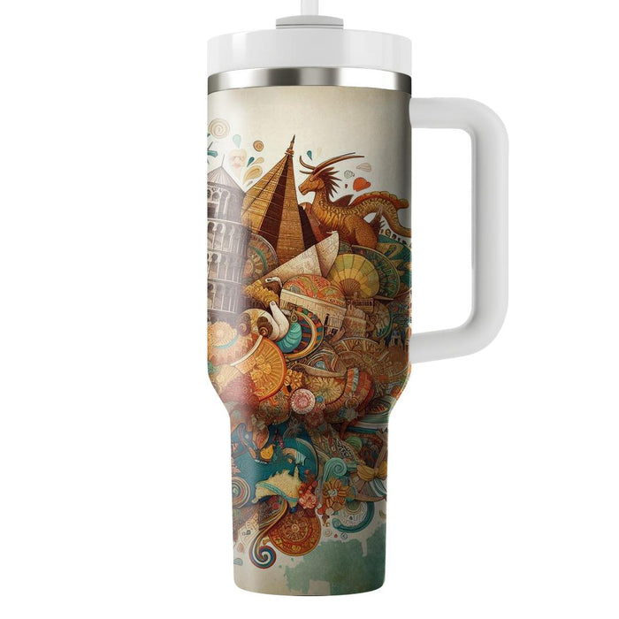 Wonders Of The World - A Travel Festival  Custom Tumblers