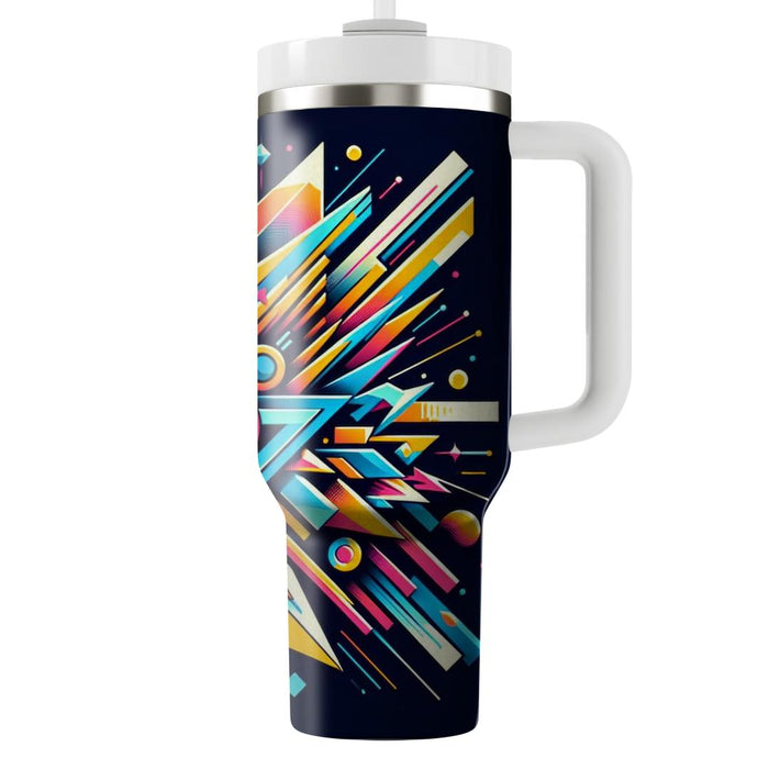 Geometric Neon Explosion  Tumblers For Gifts