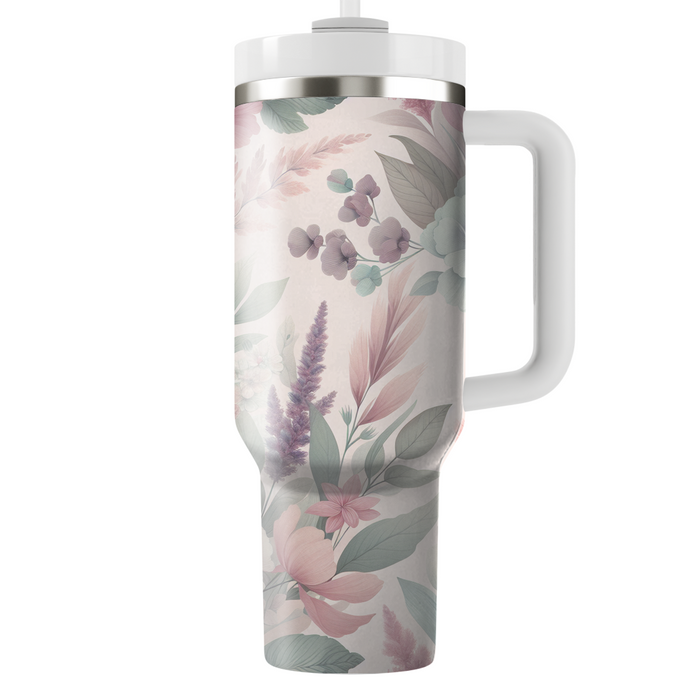 Artistic Floral Watercolor  Custom Tumblers