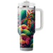 Bright Tropical Oasis  Tumblers With Lids