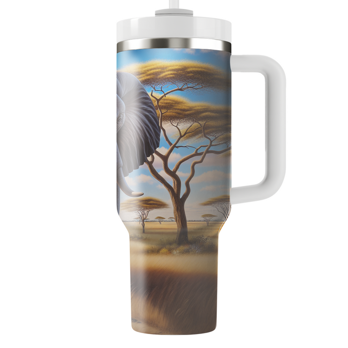 Wild Elephant Journey  Decorative Tumblers