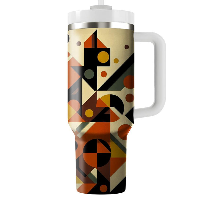 Retro Geometry  Tumbler Cups