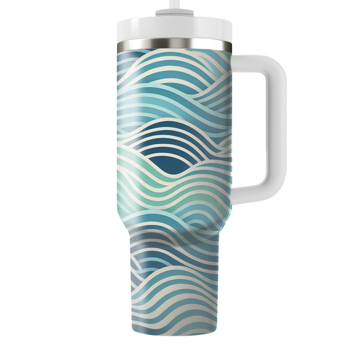 Wave Ripple Illusion  Custom Tumblers