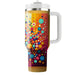 Whimsical Colorful Dots  Tumbler Cups