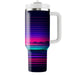 Synthwave Stripes  Personalized Tumblers