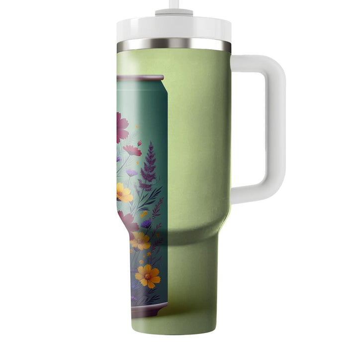 Wildflower Wonderland  Tumbler Cups