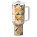 Sunkissed Geometric Petals  Insulated Tumblers