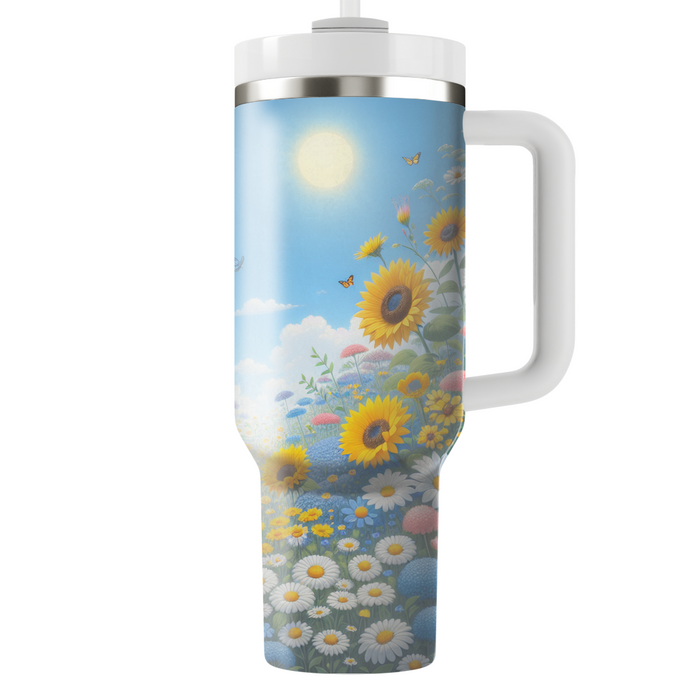 Sunny Blossom Fields  Custom Tumblers