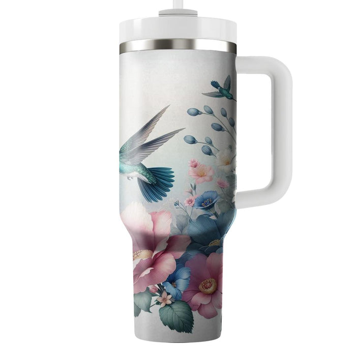 Spring Hummingbird Harmony  Decorative Tumblers