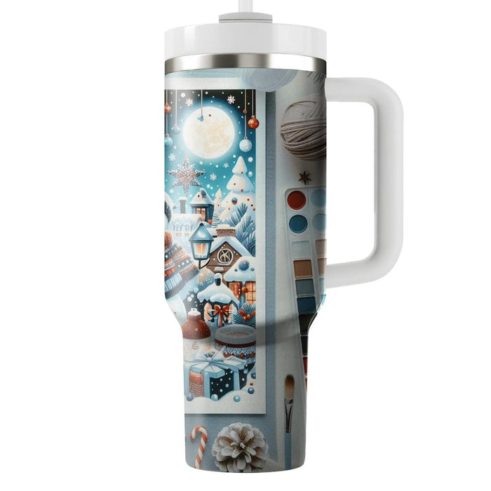 Winter Frosty Cheer  Travel Tumblers