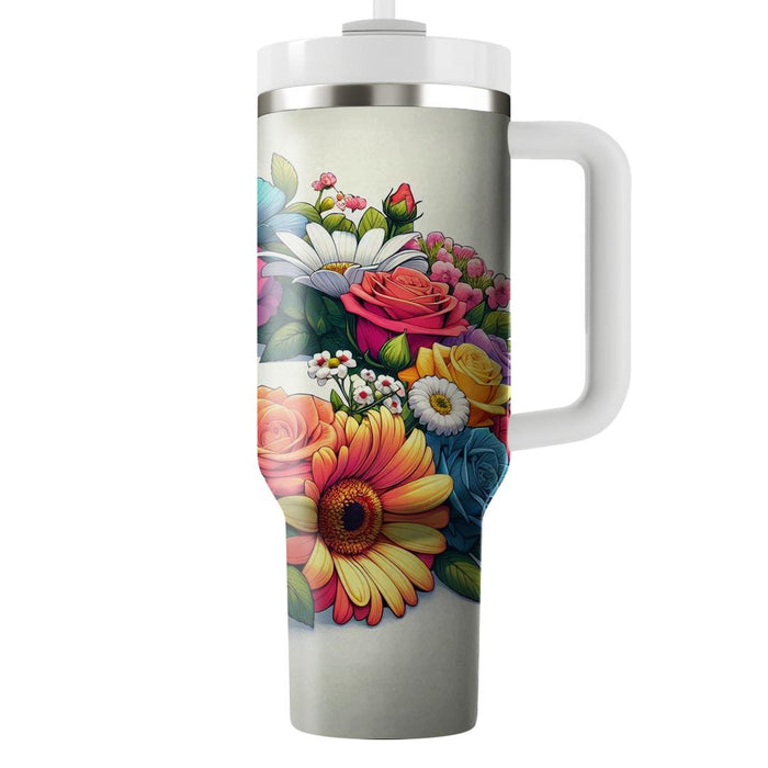 Floral Crown  Decorative Tumblers