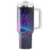 Futuristic Synthwave Grid  Tumbler Cups