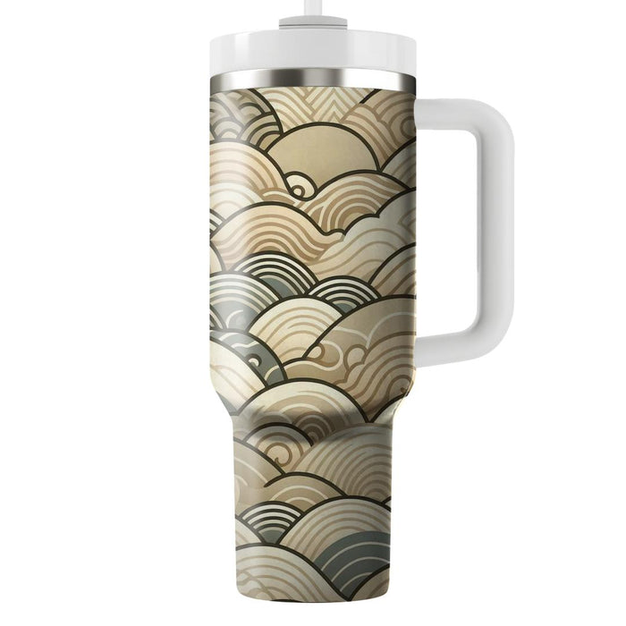 Zen Garden Waves  Tumblers With Lids