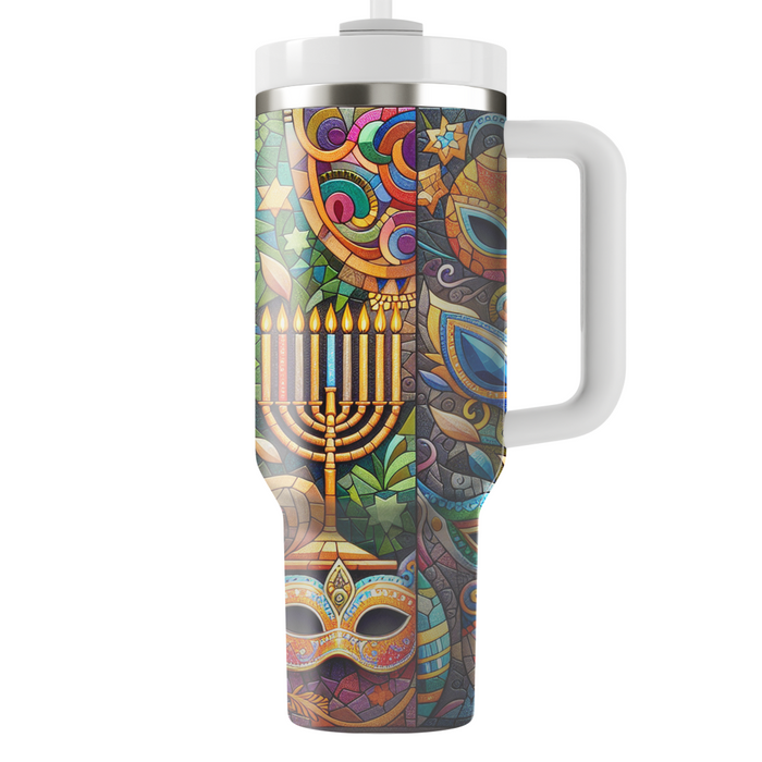 Unity In Diversity - Global Festival Mosaic Custom Tumblers