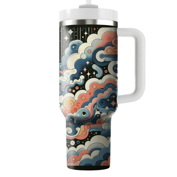 Retro Dreamscape  Personalized Tumblers