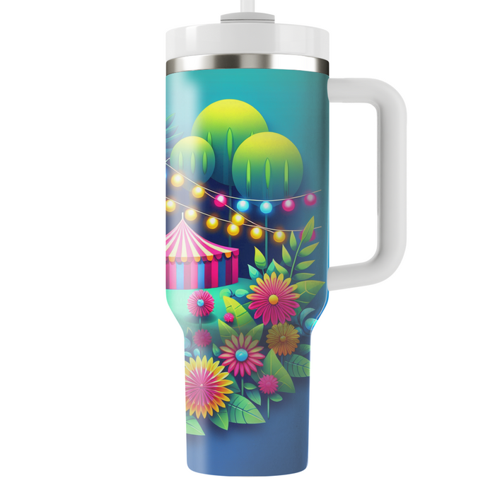 Electric Garden Party Insulated Tumblers