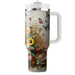 Whimsical Garden Bliss  Decorative Tumblers