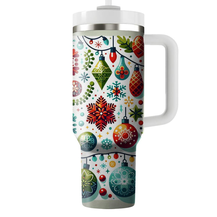 Winter Holiday Joy  Decorative Tumblers