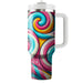 Candy Stripe Whirl  Tumblers For Gifts