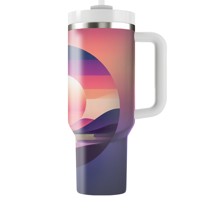 Sunset Hues  Tumblers For Gifts