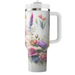 Springtime Floral Fantasy  Personalized Tumblers