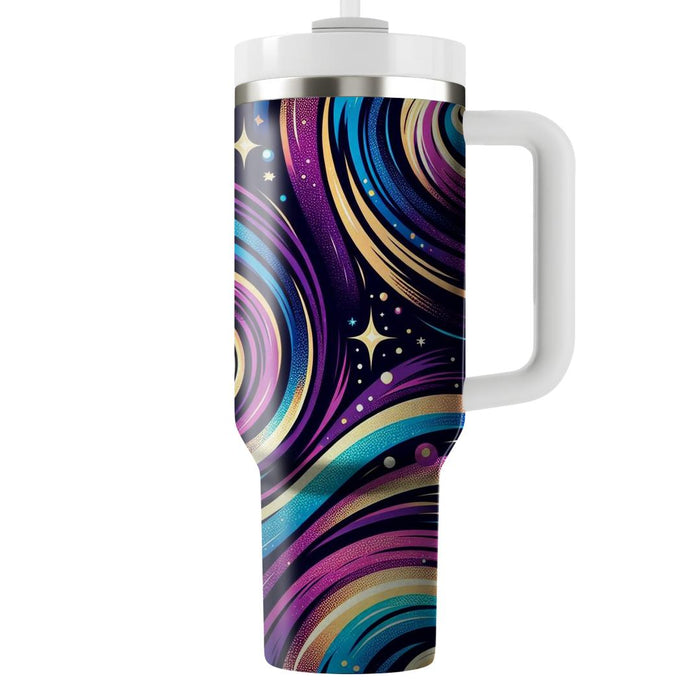 Vivid Spiral Galaxy  Personalized Tumblers