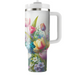 Spring Floral Delight  Tumblers With Lids