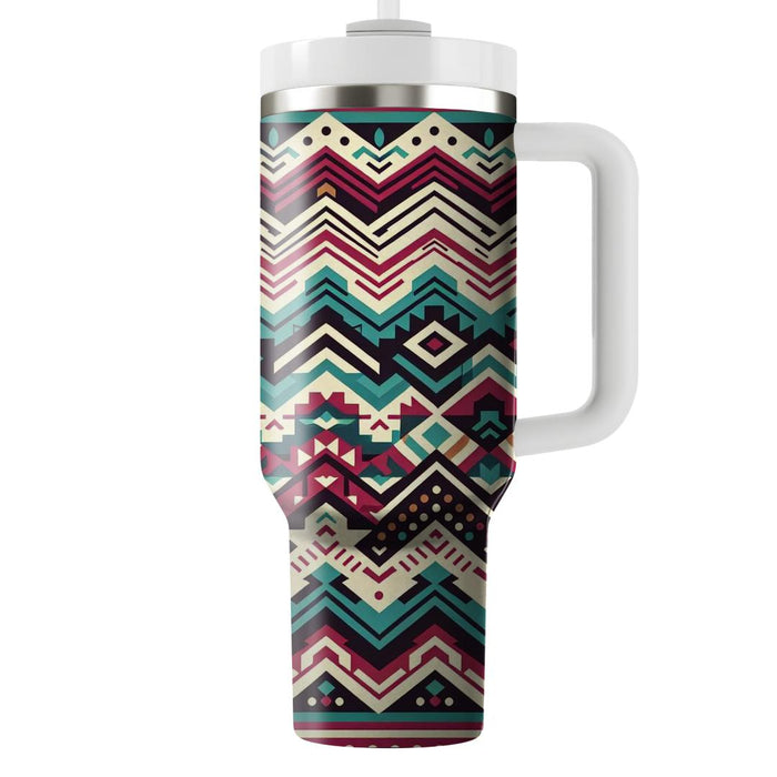 Bold Tribal Chevron  Insulated Tumblers