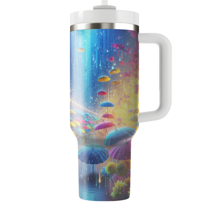 Spring Rainy Day Joy  Custom Tumblers