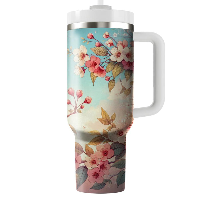 Spring Robin Serenade Tumblers With Lids