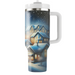 Winter Snowy Evening  Travel Tumblers