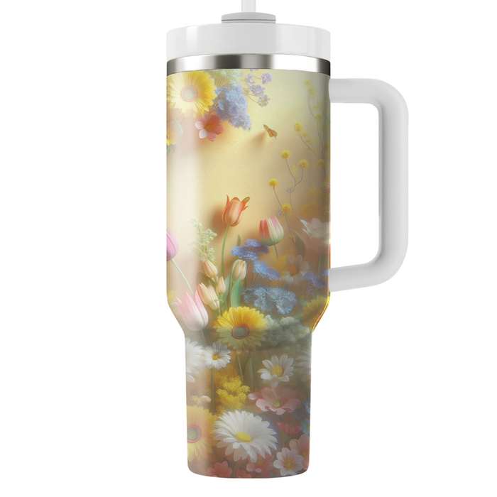 Spring Floral Fiesta  Custom Tumblers