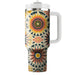 Breezy Sunburst Pattern  Tumblers With Lids