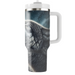 Mysterious Wolf Howl  Tumbler Cups