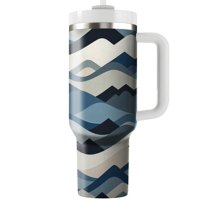 Abstract Mountain Silhouettes  Insulated Tumblers