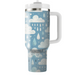 Whimsical Clouds And Raindrops  Decorative Tumblers