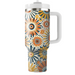 Radiant Sunburst Patterns Decorative Tumblers