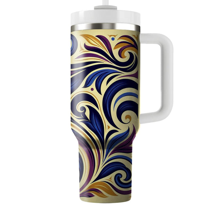 Retro Paisley Dreams  Travel Tumblers