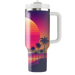 Vibrant Sunset Palms Custom Tumblers