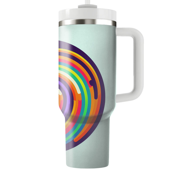 Funky Retro Spiral  Tumblers For Gifts