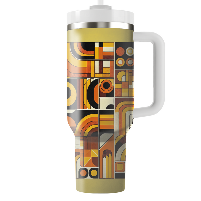 Geometric Retro Patterns  Custom Tumblers