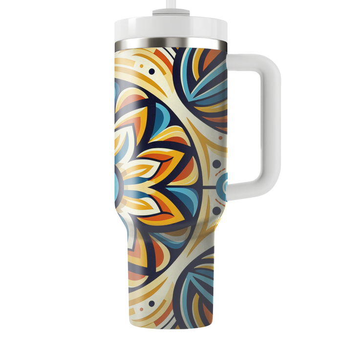 Spiral Starburst Design  Tumbler Cups