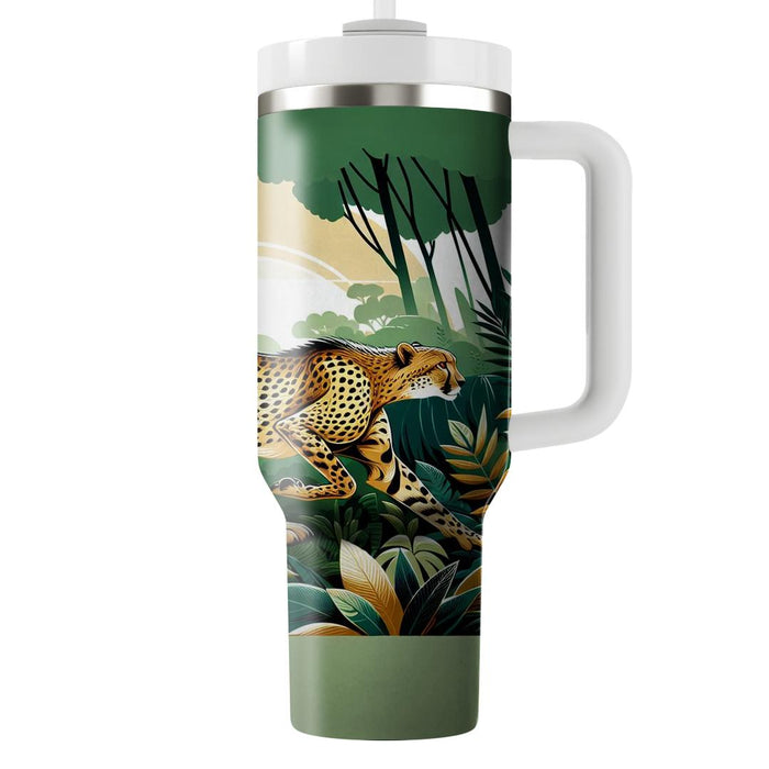 Wild Jungle Cheetah  Decorative Tumblers