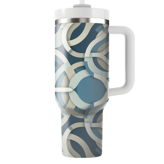 Modern Interlocking Circles Custom Tumblers